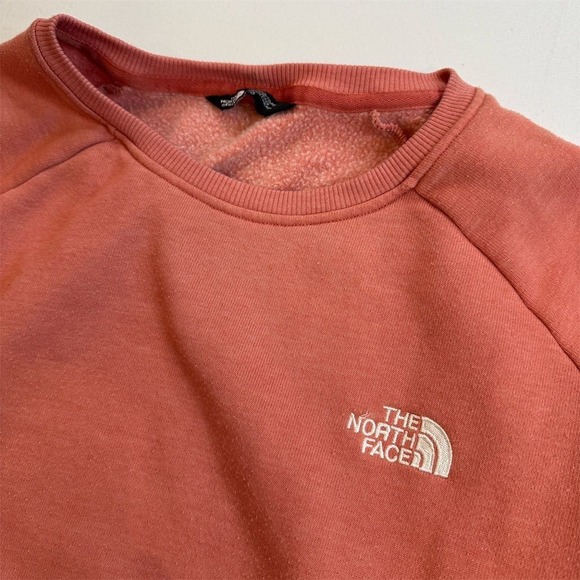 The North Face Tops - The North Face Women's Pink Crew Neck Sweatshirt Size L Long Sleeve